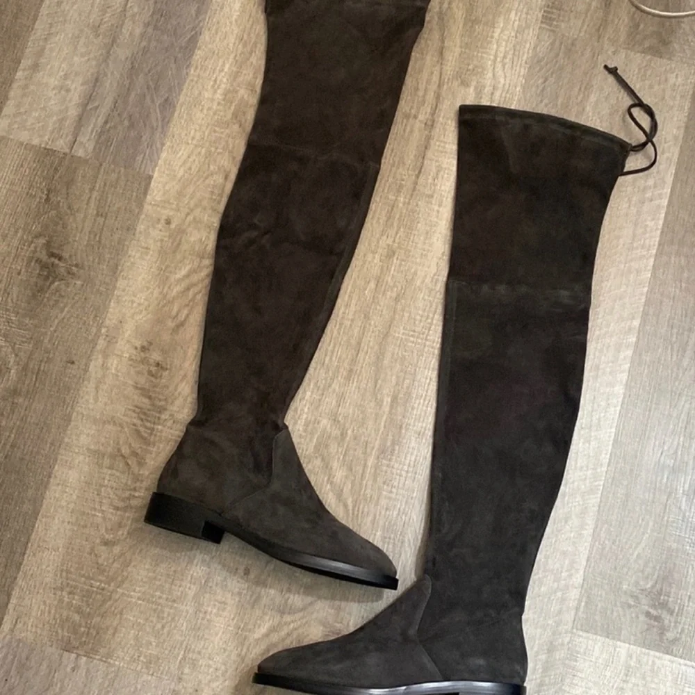 STUART WEITZMAN‎ Suede knee high Brown boots
